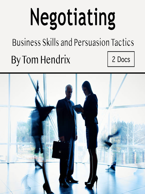 Title details for Negotiating by Tom Hendrix - Wait list